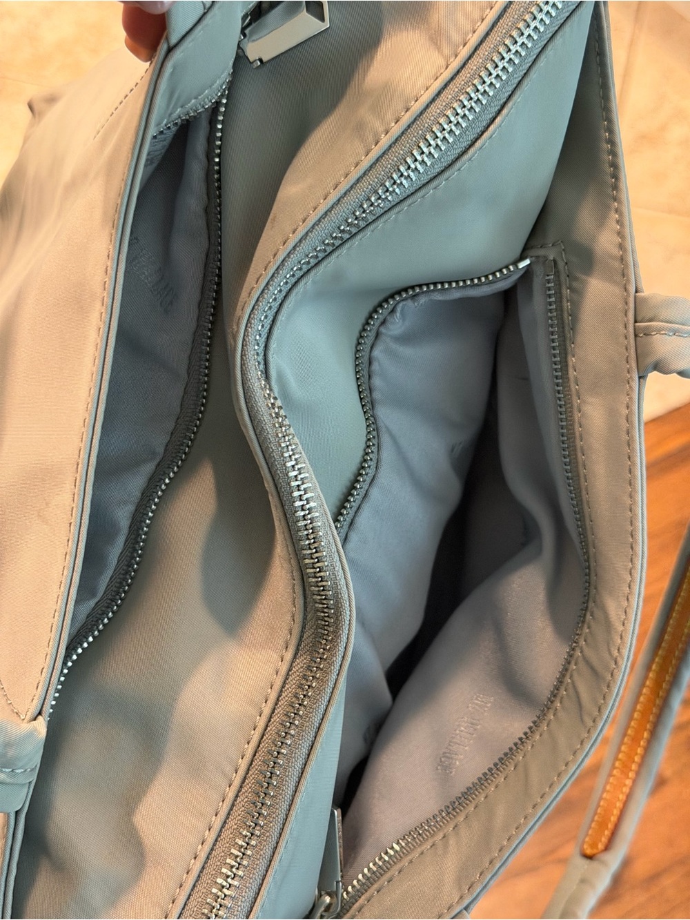 Light Gray Women’s Tote Bag with Convertible Strap - Picture 14 of 16
